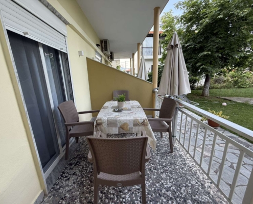 Balcony on the ground floor Balcony on the ground floor